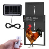 Solar Automatic Chicken Coop Door with Timer &amp; Light Sensor