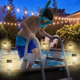 4PC Solar LED Pool Lights – Waterproof Floating Night Lights for Above Ground Pool & Fence Decoration