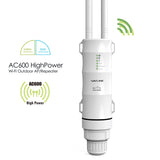 WAVLINK AC600 Outdoor WiFi Extender & Access Point – Weatherproof Dual-Band 2.4G 150Mbps + 5G 433Mbps with 2 High-Gain Antennas