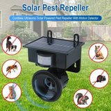 Solar Ultrasonic Animal Repeller – Motion Sensor Pest Deterrent